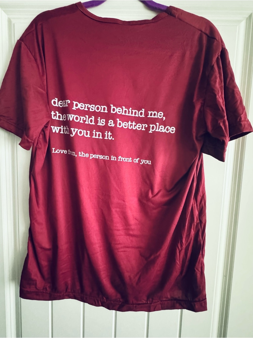 Dear Person behind me t-shirt
